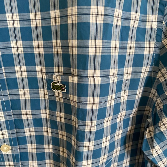 Lacoste Men’s Shirt 42L Regular Fit NWT
Blue and White - Picture 2 of 6